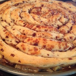 This is what your crust should look like when it's done baking.